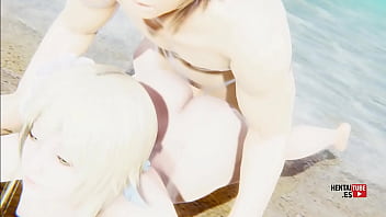 Beachside Blown Lumine's Seaside Surge Genshin Impact Hentai thumbnail