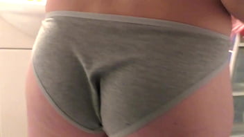 He play with my perfect ass in the bathroom and shower