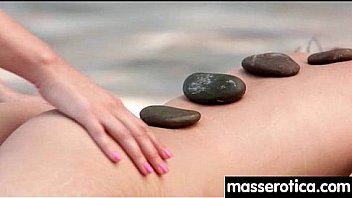 Sensual lesbian massage leads to orgasm 15