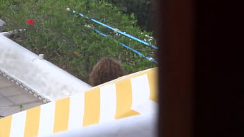 Stepmom shows off her hairy pussy on the beach at home she inserts dildos