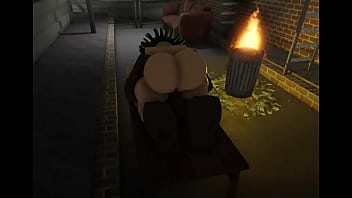 Tatsumaki disfrutando en callejon