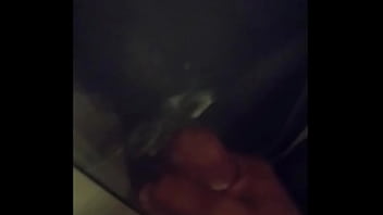 Big booty chick gets backshots and licks cum off hotel window