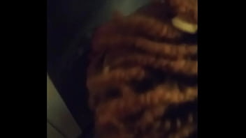 Big booty chick gets backshots and licks cum off hotel window