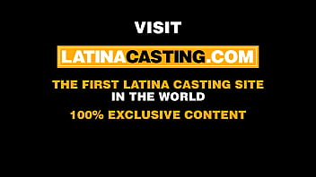 Real latina with ebony skin moans as big white cock fucks her ass from behind