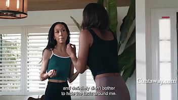 Rivals fight with eachother before have a lesbian fuck