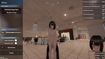 Secret flasher manaka walking in mall big revelation voyeur game