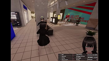 Secret flasher manaka walking in mall big revelation voyeur game