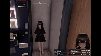 Secret flasher manaka walking in mall big revelation voyeur game