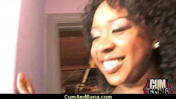 Real ebony babe getting hard core group making out 28