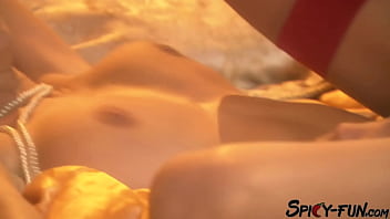 Blonde wife is fucking with her husband