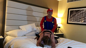Mario Fucking Super Sexy Mature Tgirl thumbnail