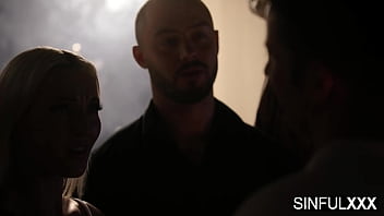 Couple gets interrupted on their date night by next door neighbors at sinfulxxx