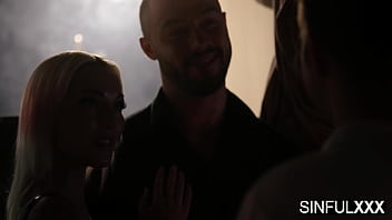 Couple gets interrupted on their date night by next door neighbors at sinfulxxx