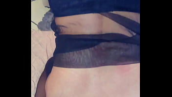 Amateur sex with wife in stockings and skinny body