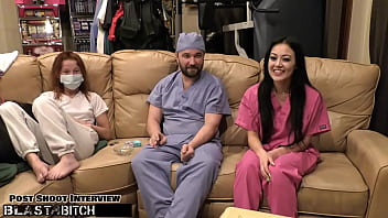 Become nurse as blaire celeste's mouth gets blasted with huge load of cum