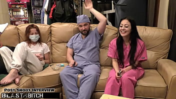 Become nurse as blaire celeste's mouth gets blasted with huge load of cum