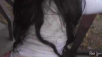 Gifted slut black lynn loves risky public quickies and cum on her ass