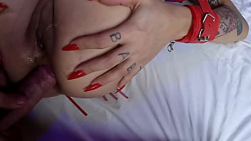 School girl anal bdsm sex until her ass drips cum