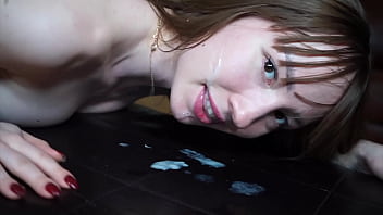 Cum eater girls like it rough