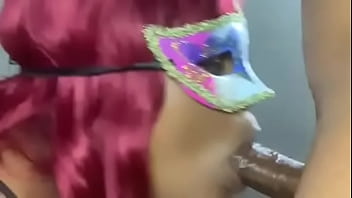 Sucking bbc till it explodes