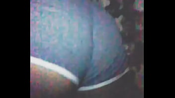 My stepsis shows her ass on video