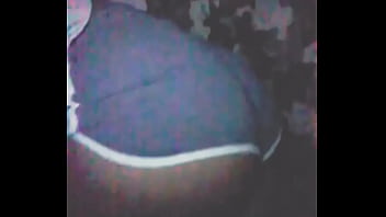 My stepsis shows her ass on video