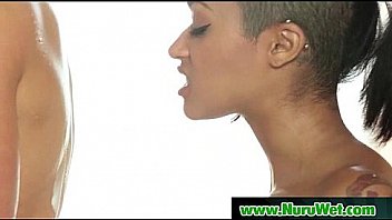 Hot asian masseuse gives soapy massage and gets pounded 14