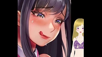 Sexy anime nurse with big tits