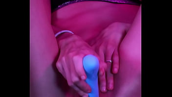 Watch me fuck myself and cum to my new toy