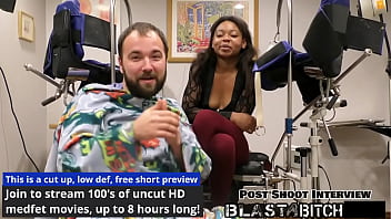 Minnie rose's face gets blasted with cum after blowjob