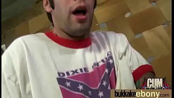 Hot ebony gangbang fun interracial 18