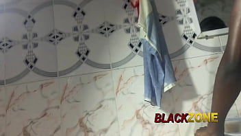 Helped my stepmom rub soap on her back