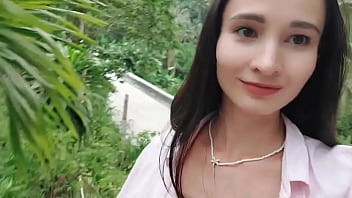 Tits are able to call a smile #outdoor #outside #public #asian