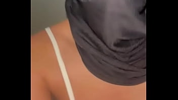 Busty hijab slut’s boobs bounce wild naughty arab muslim girl shows perfect tits