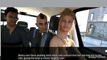 I came from three studs feeling up my boobs