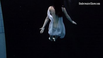 Super hot and sexy swimming skills