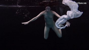 Super hot and sexy swimming skills