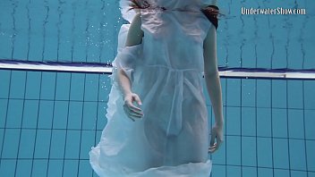 Super hot and sexy swimming skills