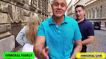 Irina receives porno dan's huge load begging for breakfast doughnuts