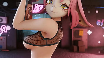 Vtuber strips & dances to kpop mmd