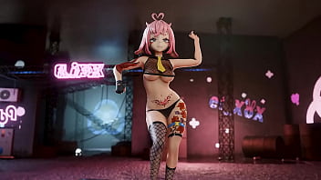 Vtuber strips & dances to kpop mmd