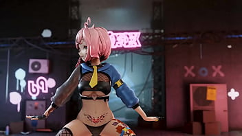 Vtuber strips & dances to kpop mmd