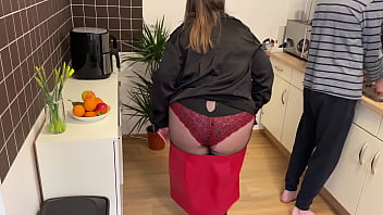 Horny step mother does everything to make her step son cum