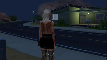 A prostitute fucks a client