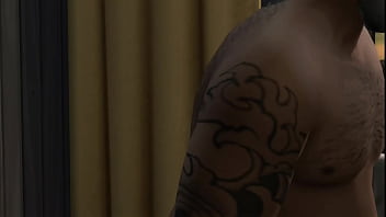 A prostitute fucks a client