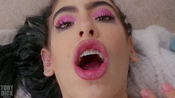 Anal wreckstop alicia trece gapes and gags she's used like a toy slut and swallows big load