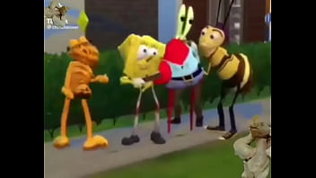 Zoccola eccitata che balla