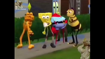 Zoccola eccitata che balla