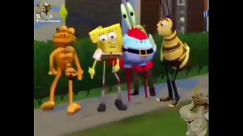 Zoccola eccitata che balla