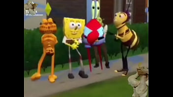 Zoccola eccitata che balla